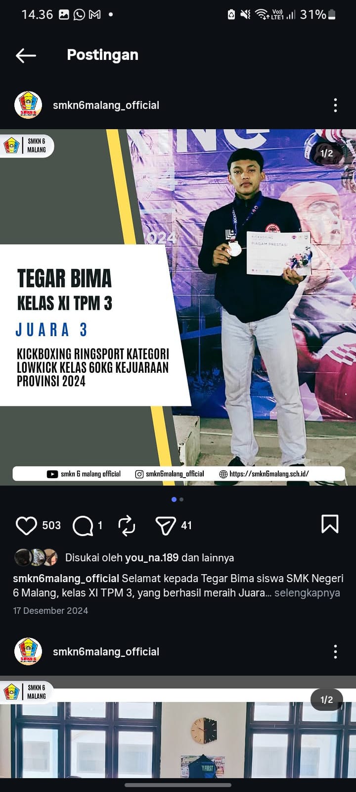 Tegar Bima - Juara 3